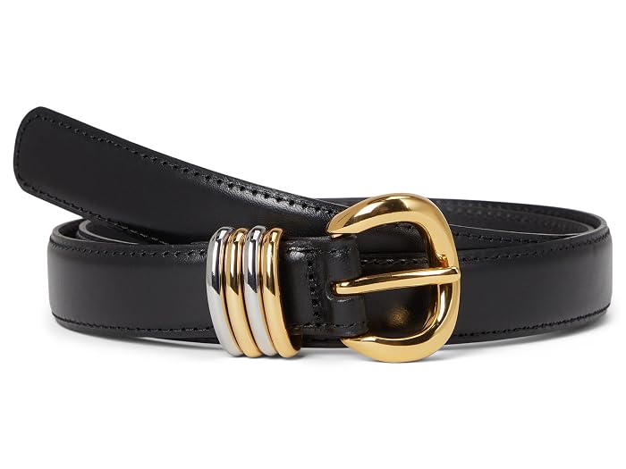 Madewell Mixed Metal Keeper Belt in Leather