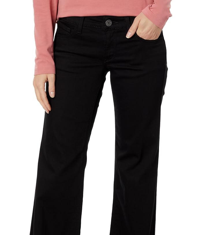 Ariat Trouser Mid-Rise Forever Wide Leg Pants in Rinse - Image 3