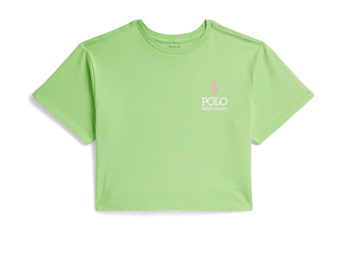 Polo Ralph Lauren Kids Big Pony Logo Cotton Boxy Tee (Big Kid) - Image 3