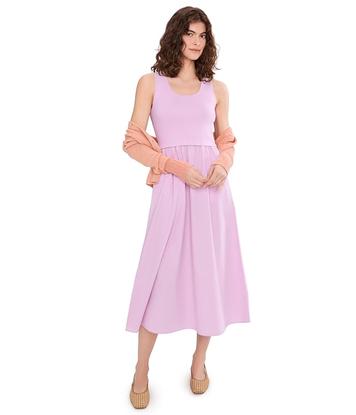 Lilla P Mixed Media Scoop Neck Dress - Image 2