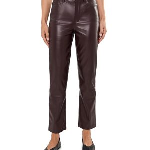 Joe's Jeans The Lyra Slim Ankle Vegan Leather