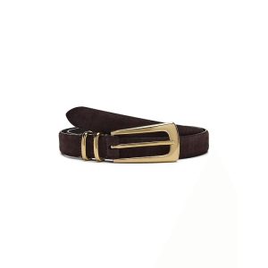 Madewell Suede Elongated Buckle Belt