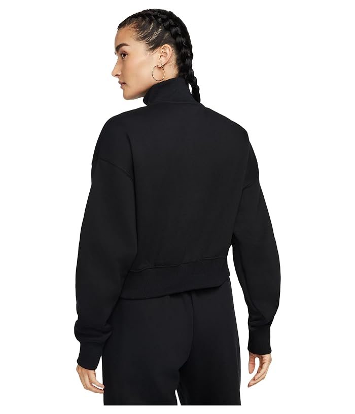 Nike Sportswear Phoenix Fleece 1/4-Zip Cropped Sweatshirt - Image 2