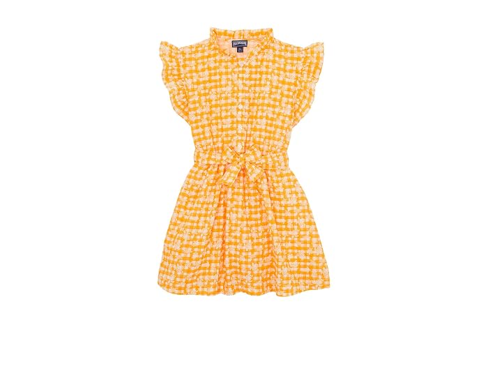 Vilebrequin Kids Cotton Dress Turtle Vichy (Toddler/Little Kid/Big Kid)