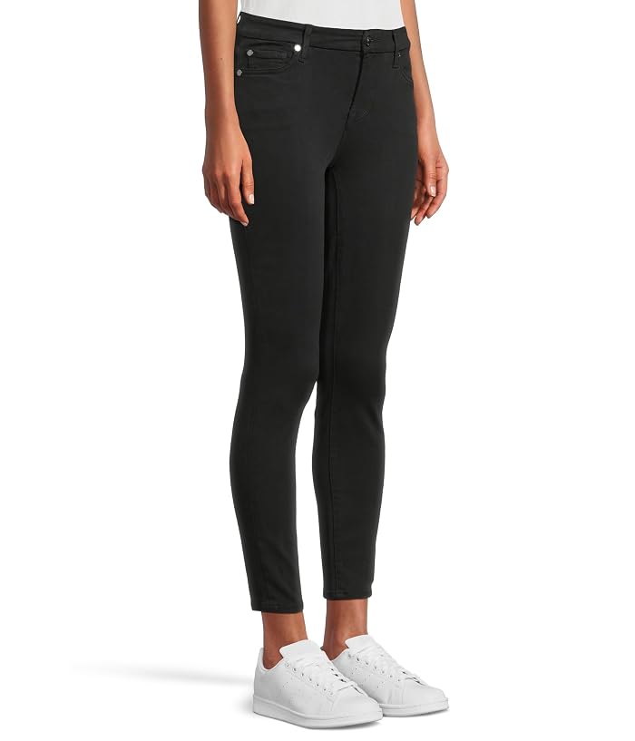 7 For All Mankind The Ankle Skinny in Slim Illusion Black - Image 2