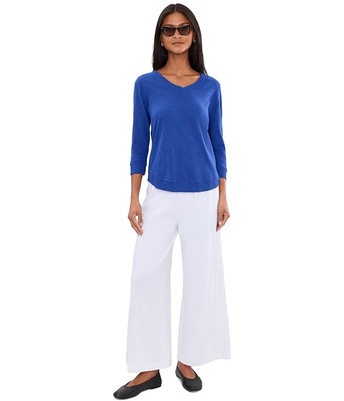 Elliott Lauren Garment Dye Tees - V-Neck 3/4 Sleeve Tee - Image 2
