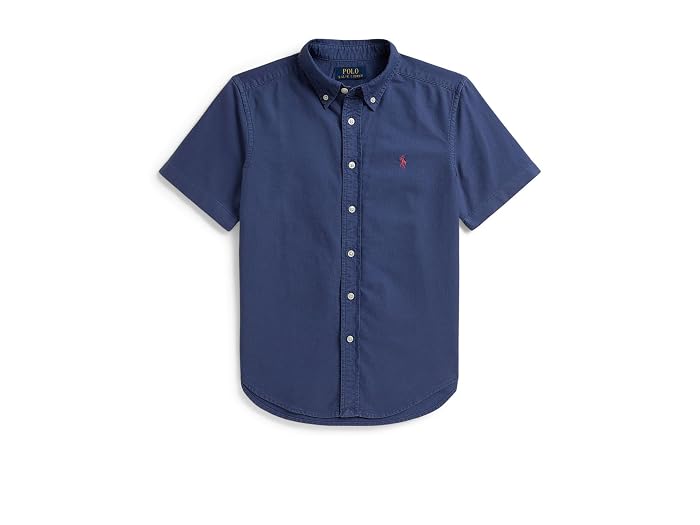 Polo Ralph Lauren Kids Garment-Dyed Cotton Oxford Shirt (Big Kid) - Image 3