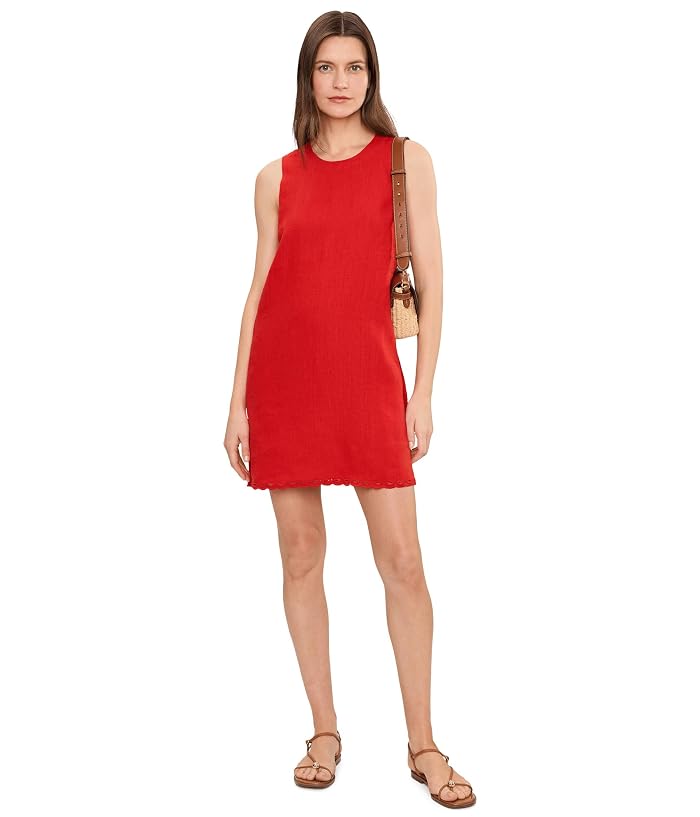 Madewell Embroidered Mini Shift Dress in 100{116e915d41605721f674c39065f7f4adeba5b37e0efda8db1127cd083707cb14} Linen - Image 2