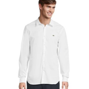 Lacoste Slim Fit Stretch Cotton Poplin Shirt