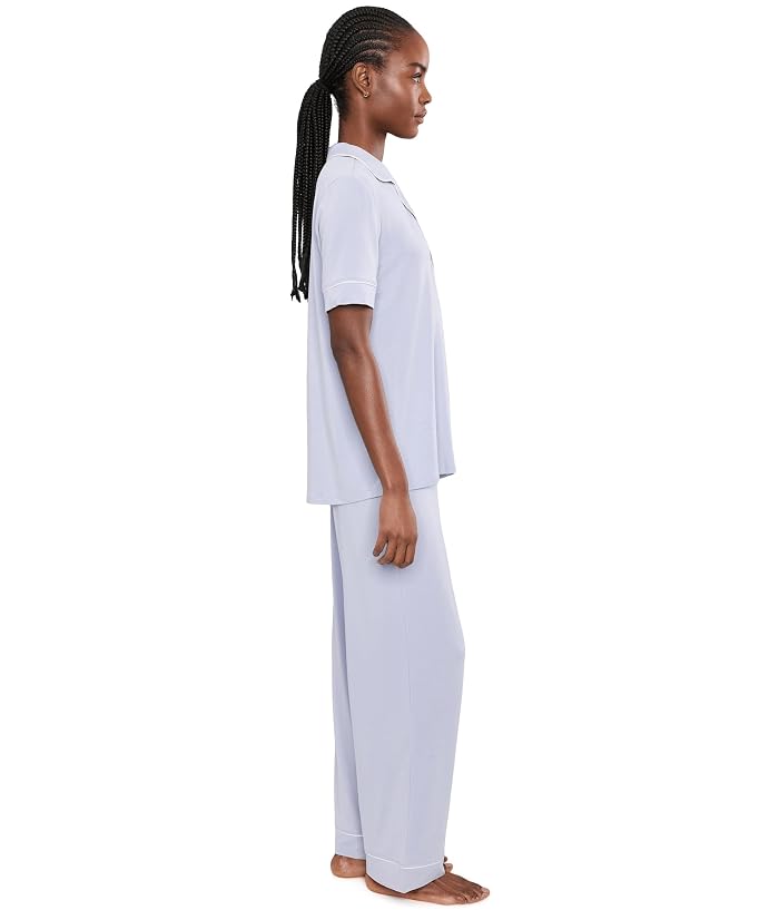 Eberjey Gisele Printed Short Sleeve Pants Pajama - Image 2