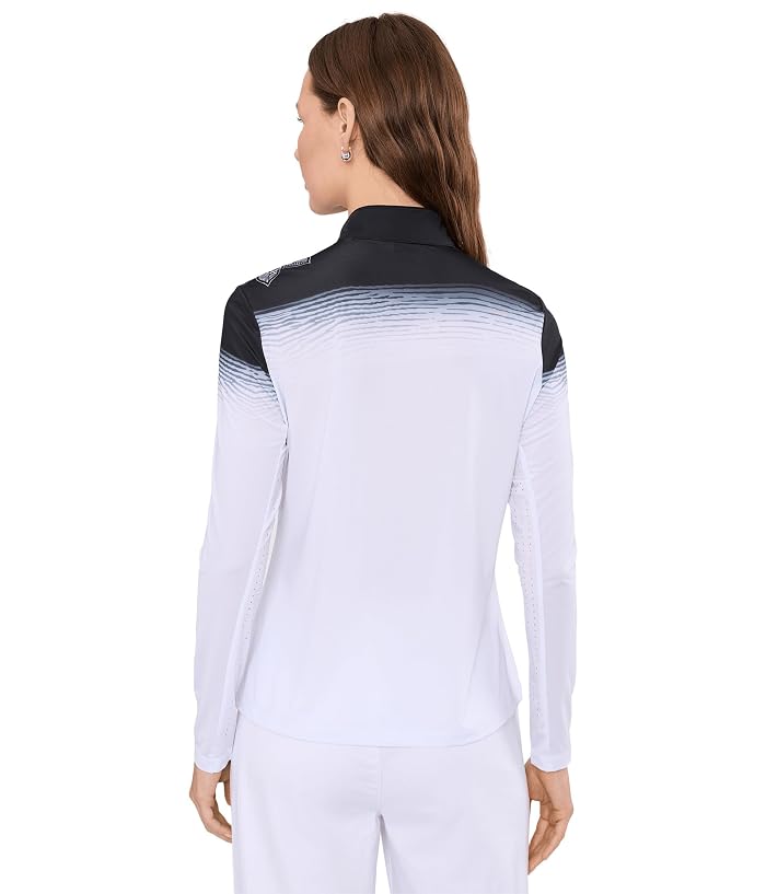 Jamie Sadock Sunsense Petal Long Sleeve Quarter Zip - Image 4