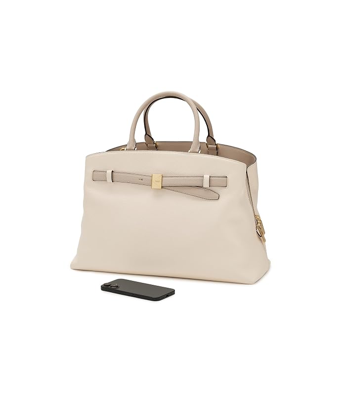 Kate Spade New York Deco Colorblocked Pebbled Leather Large Satchel - Image 3