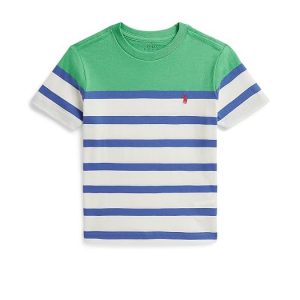 Polo Ralph Lauren Kids Striped Cotton Jersey Tee (Toddler/Little Kid)