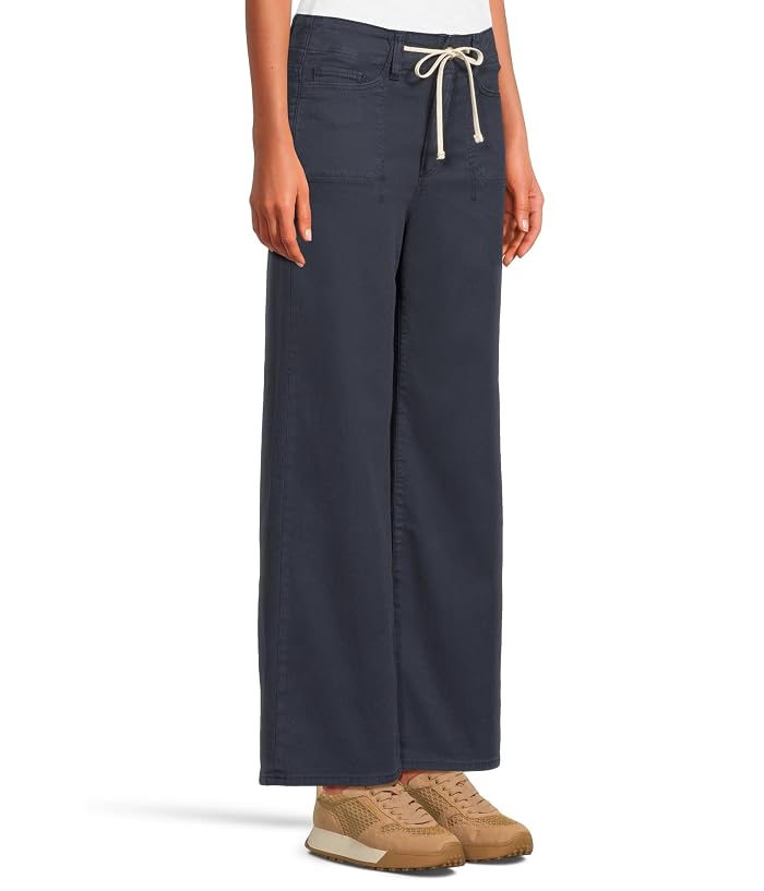 Paige Ari With Waistband Tie And Stitch Thru Pockets in Vintage Navy Seascape - Image 2