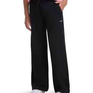 abercrombie kids Essential Wide Leg Fleece Pants (Big Kid)