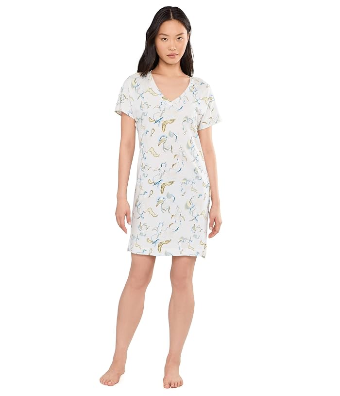 Hanro Sleep And Lounge Short Sleeve Nightgown - Image 2
