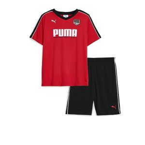 PUMA Kids Graphic T-Shirt & Interlock Short Set (Little Kid/Big Kid)