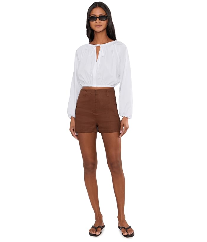 Faherty Coastal Poplin Nera Top - Image 2