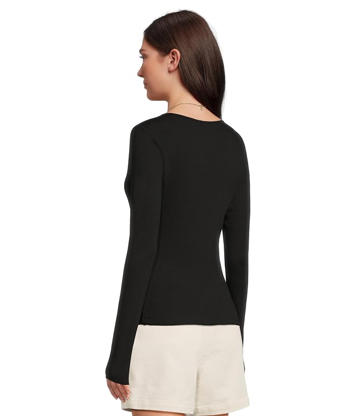 Michael Stars Salem Mixed Placket Henley - Image 3
