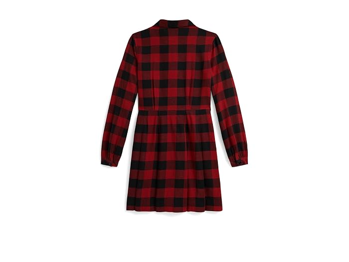 Polo Ralph Lauren Kids Buffalo Check Cotton Twill Dress (Big Kid) - Image 2