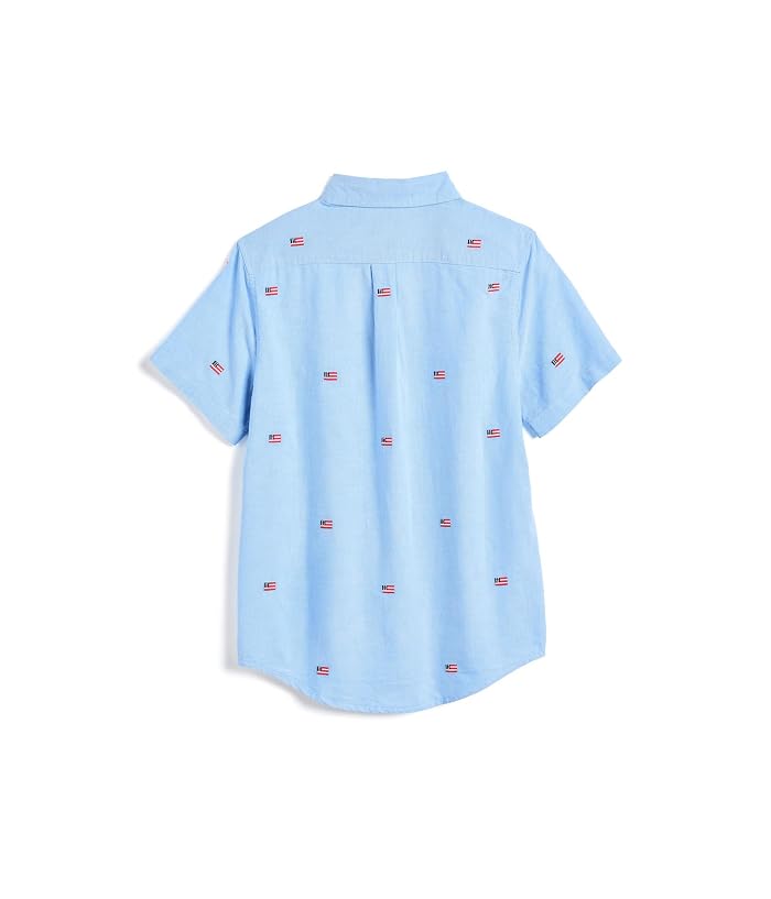 Janie and Jack Embroidered Flag Shirt (Infant/Toddler/Little Kid/Big Kid) - Image 2