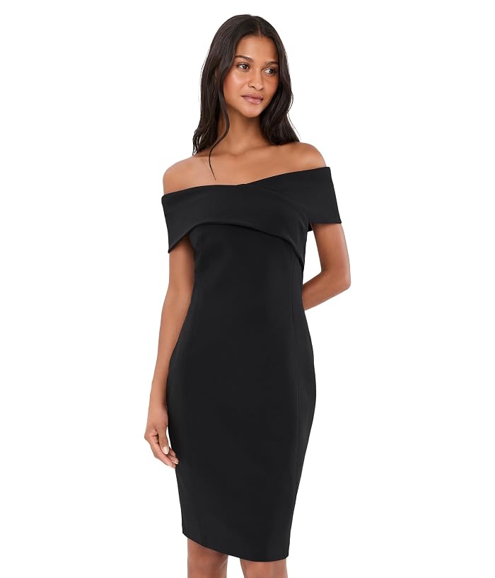 Lauren Ralph Lauren Faille Off-the-Shoulder Cocktail Dress