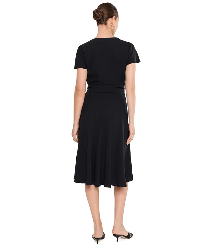 Lauren Ralph Lauren Belted Georgette Surplice Dress - Image 4