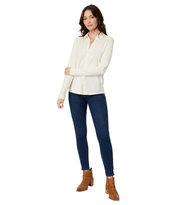 Lilla P Long Sleeve Button-Down Tee - Image 4