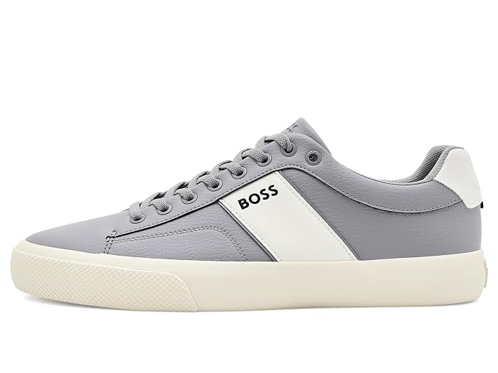 BOSS Aiden Logo Block Leather Low Top Sneakers - Image 4