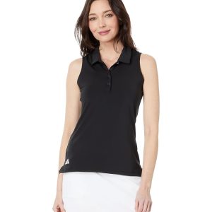 adidas Golf Ultimate365 Solid Sleeveless Golf Polo Shirt