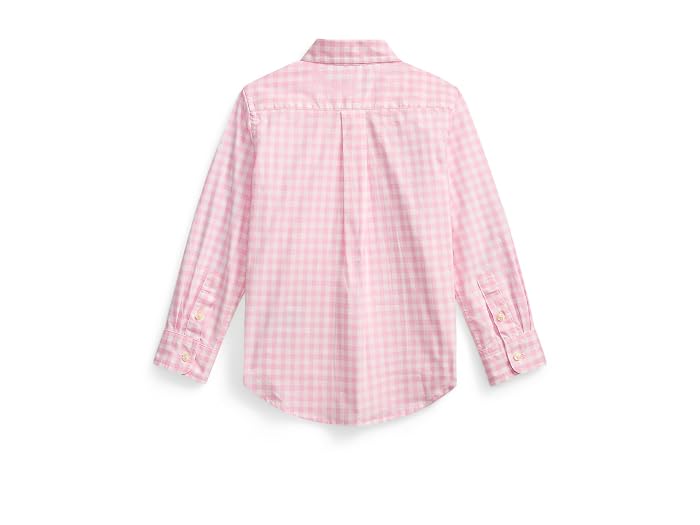 Polo Ralph Lauren Kids Plaid Cotton Poplin Shirt (Toddler/Little Kid) - Image 2