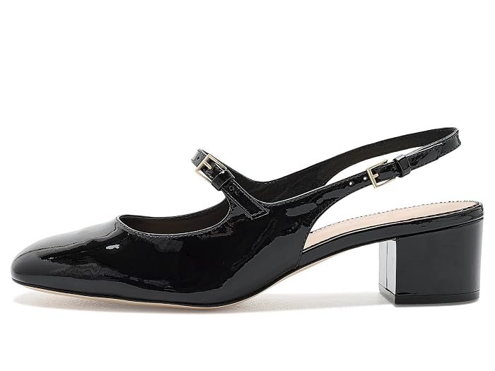 Cinq à Sept Diana Patent Slingback Block Heels - Image 4