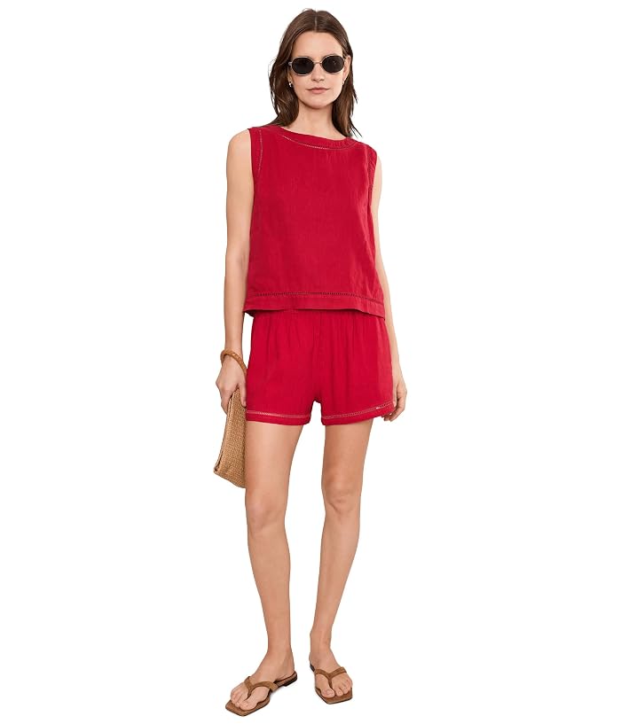 KUT from the Kloth Aria Linen Tie Front Shorts - Image 2