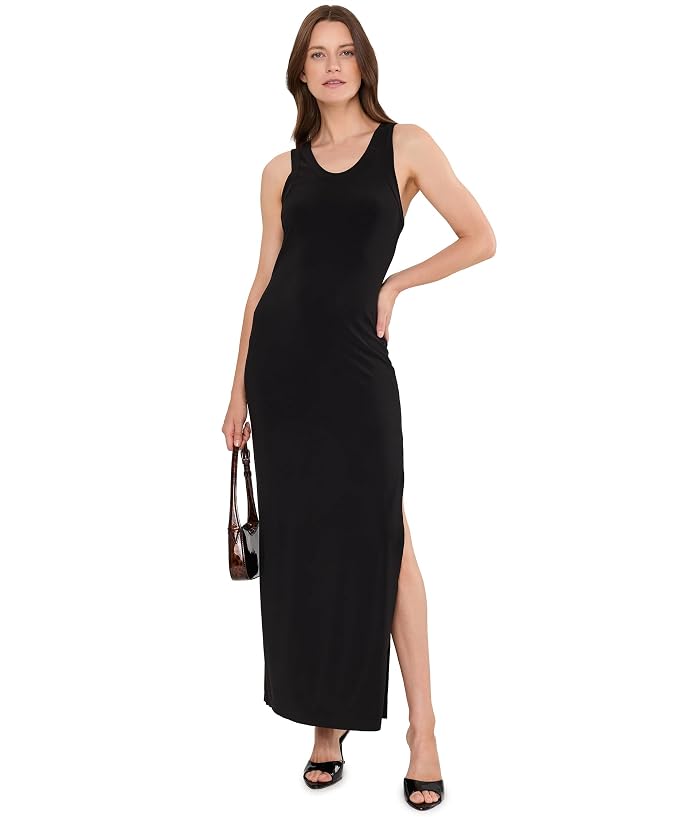 Norma Kamali Racer Long Dress w/ Side Slit - Image 2