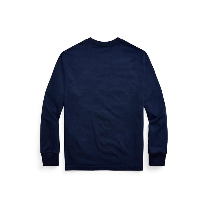 Polo Ralph Lauren Kids Cotton Jersey Long Sleeve Tee (Big Kids) - Image 2