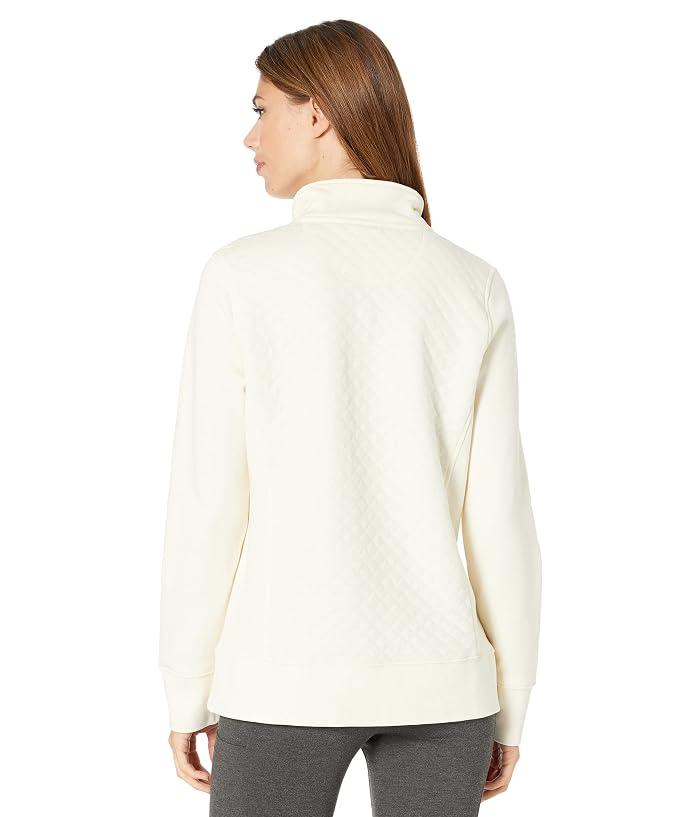 L.L.Bean Quilted Sweatshirt 1/4 Zip Pullover Long Sleeve - Image 2