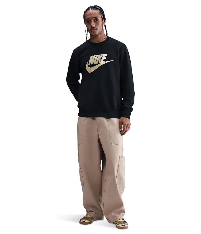 Nike Club Brushed Fleece Crew - Image 4