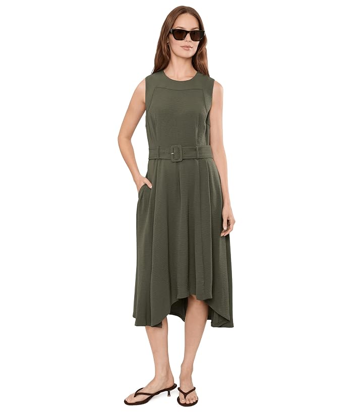 Calvin Klein Sleeveless Belted High Low A-Line - Image 2