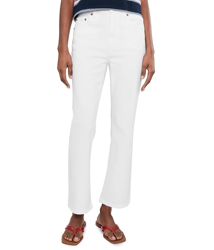 DAZE Shy Girl High-rise Crop Flare In Lamb Vintage