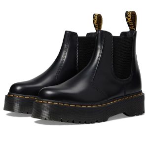 Dr. Martens 2976 Quad Smooth Leather Platform Chelsea Boots
