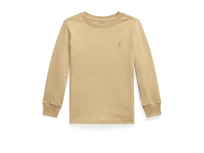 Polo Ralph Lauren Kids Cotton Jersey Long Sleeve Tee (Toddler/Little Kid) - Image 4