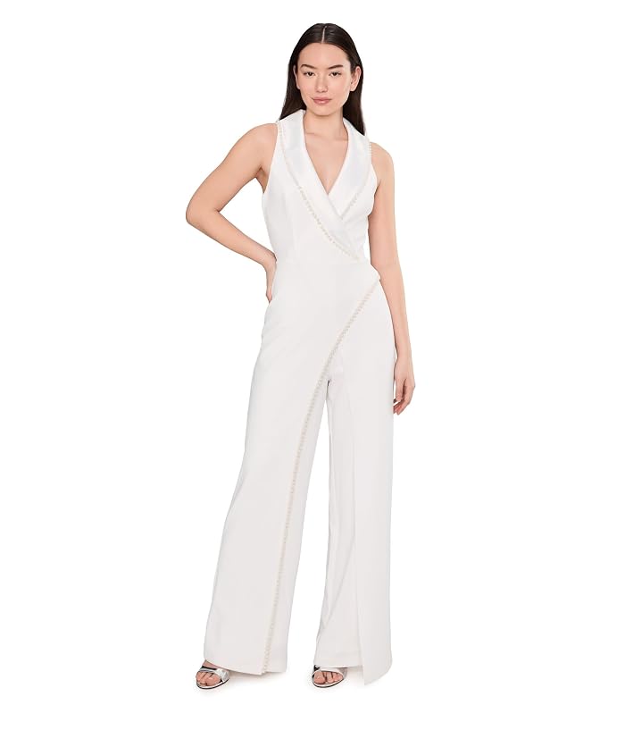 Adrianna Papell Pearl Crepe Jumpsuit - Image 2