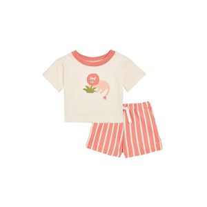 Hanna Andersson Shorts Sleeve Graphic Tee and Shorts Set (Infant/Toddler)