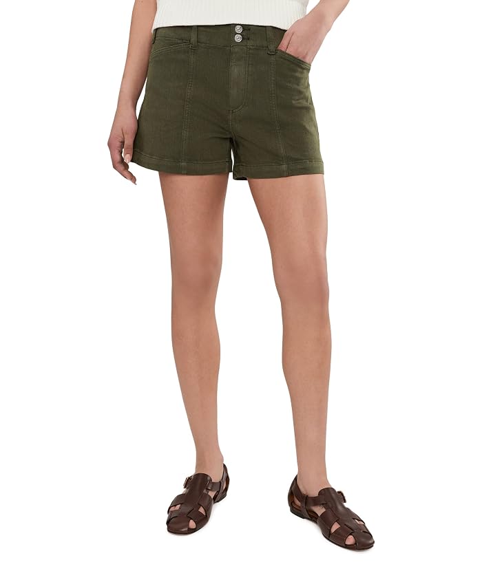 Paige Olivia Shorts in Vintage Forest Moss