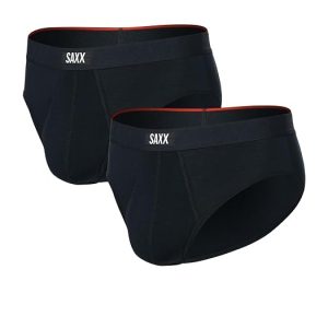 SAXX UNDERWEAR Vibe Xtra Soft Comfort Brief Fly 2-Pack