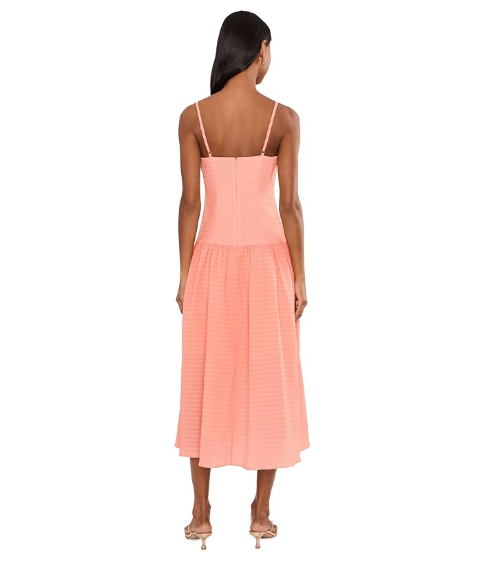 Adrianna Papell Seersucker Midi Dress - Image 4