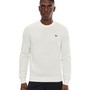 Lacoste Monochrome Crew Neck Cotton Sweater