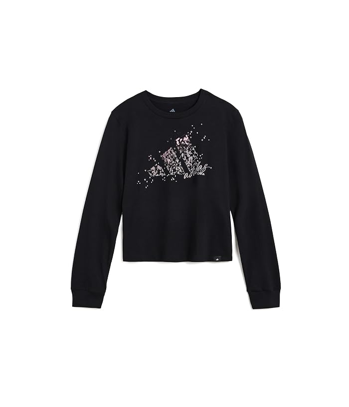 adidas Kids LS Crew Neck Tee (Big Kid)