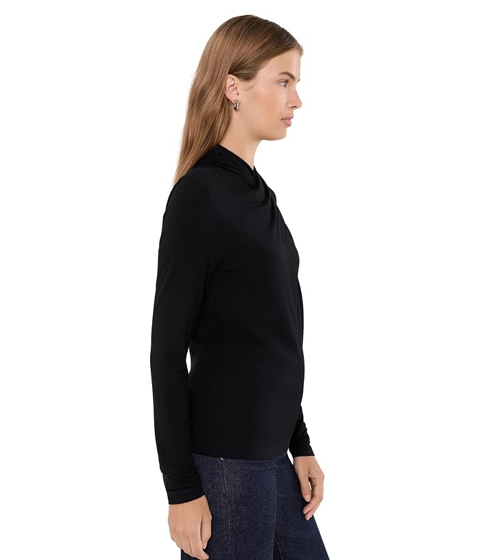 Liverpool Los Angeles Long Sleeve Wrap Neck Knit Top - Image 3