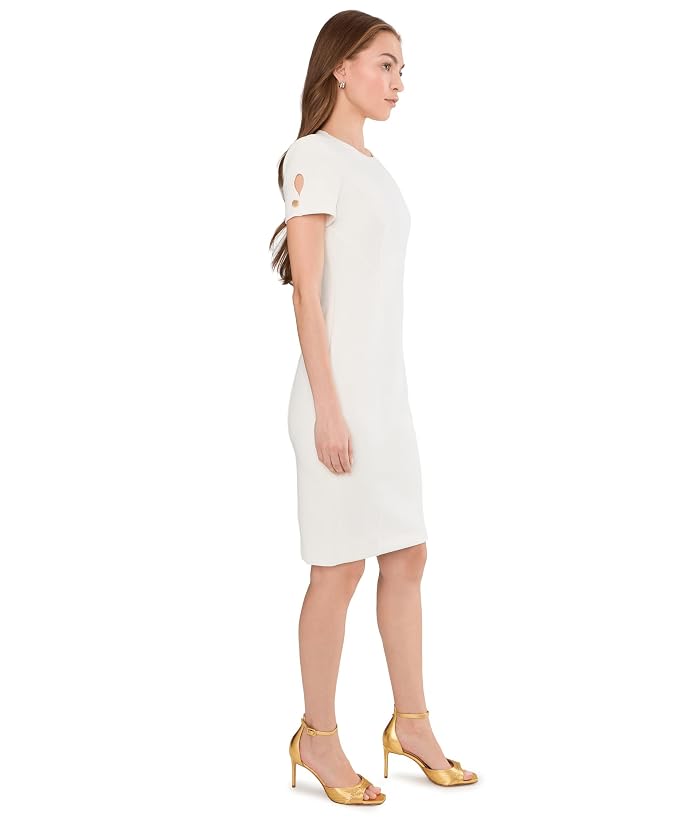 Calvin Klein Short Sleeve Scuba Sheath - Image 3